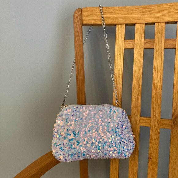 Sequins Shoulder Bag NIP - Picture 3 of 10